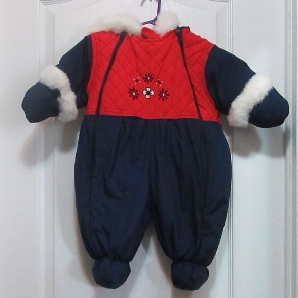 Snow suit - Baby Girls one piece -0- 9 Month - - Picture 1 of 6